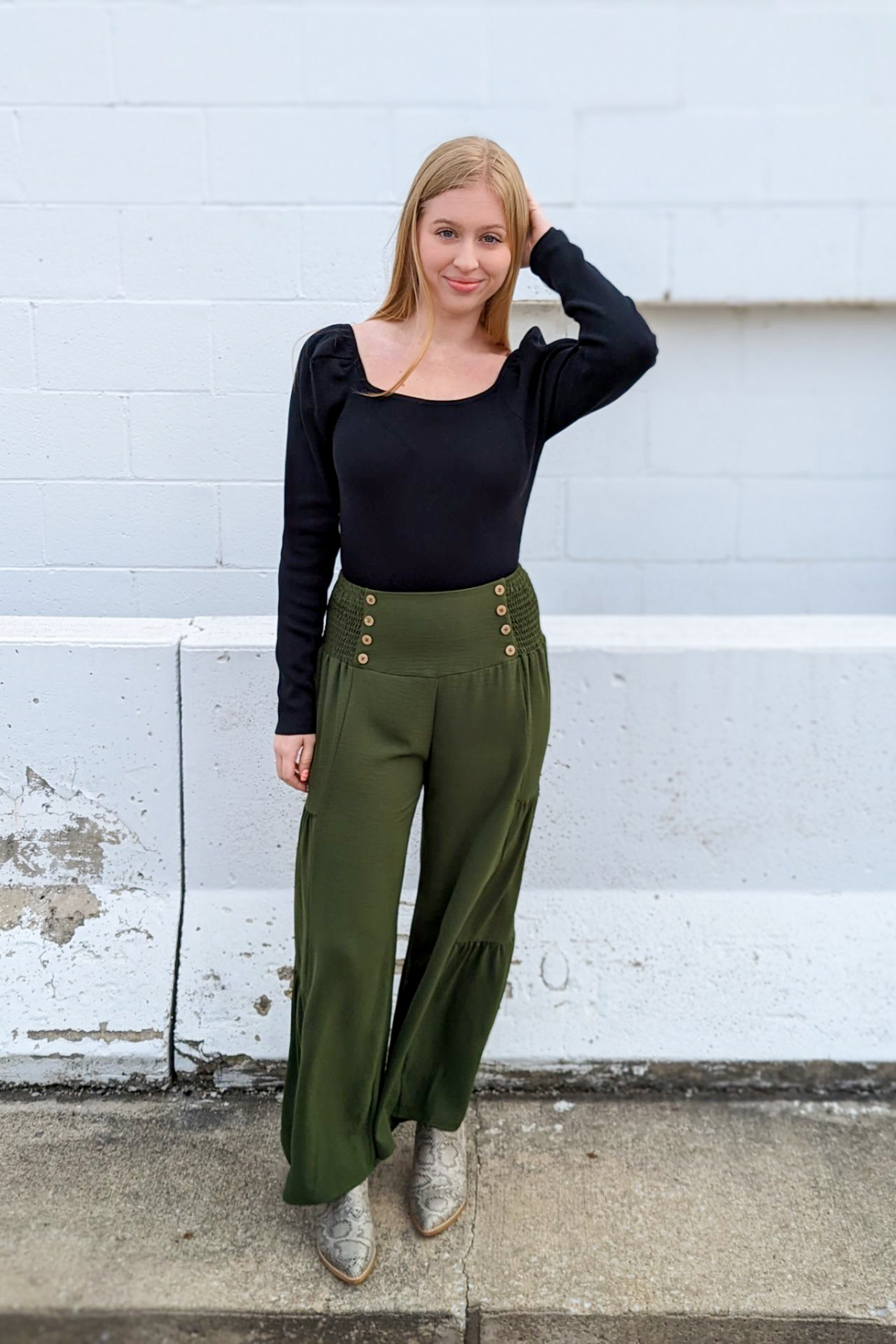 One And Only Wide Leg Pants