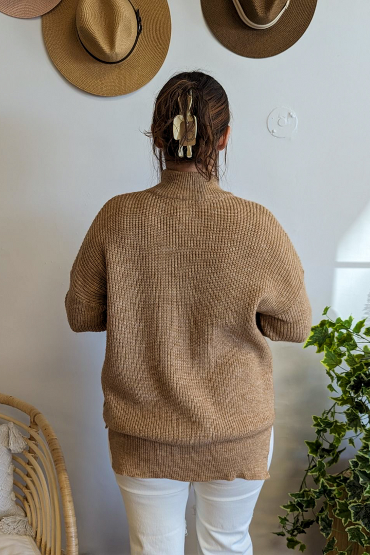 Cornelia Street Khaki Sweater