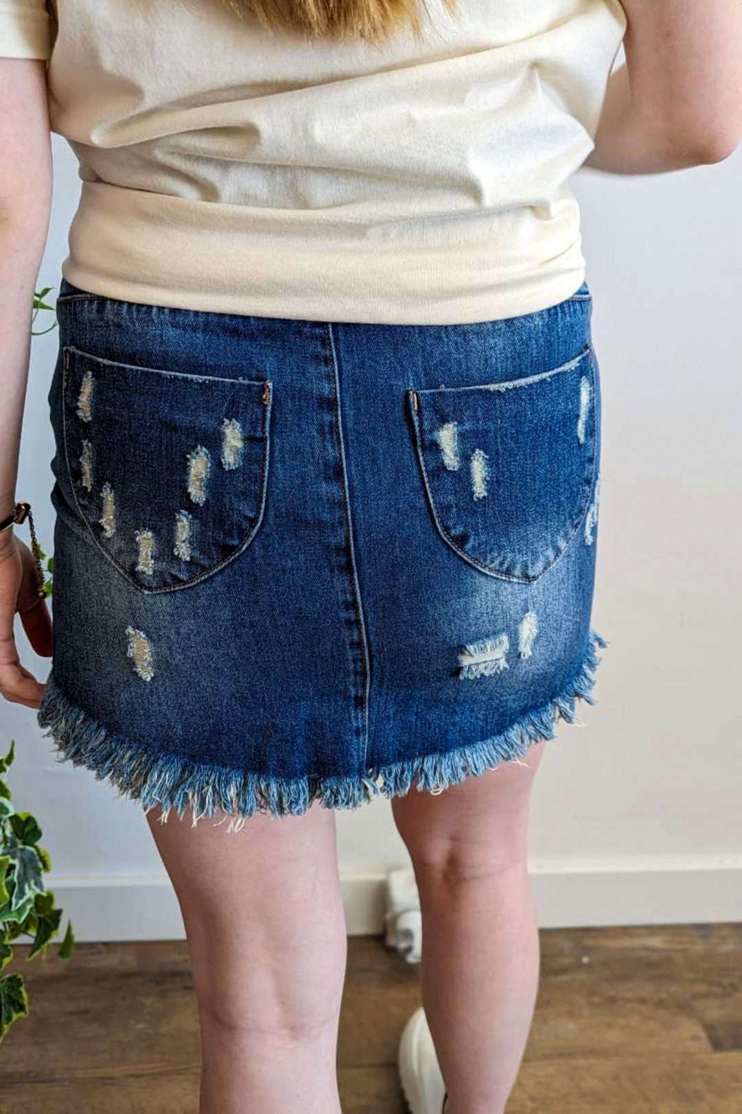 Girl At Home Denim Skirt - Womens