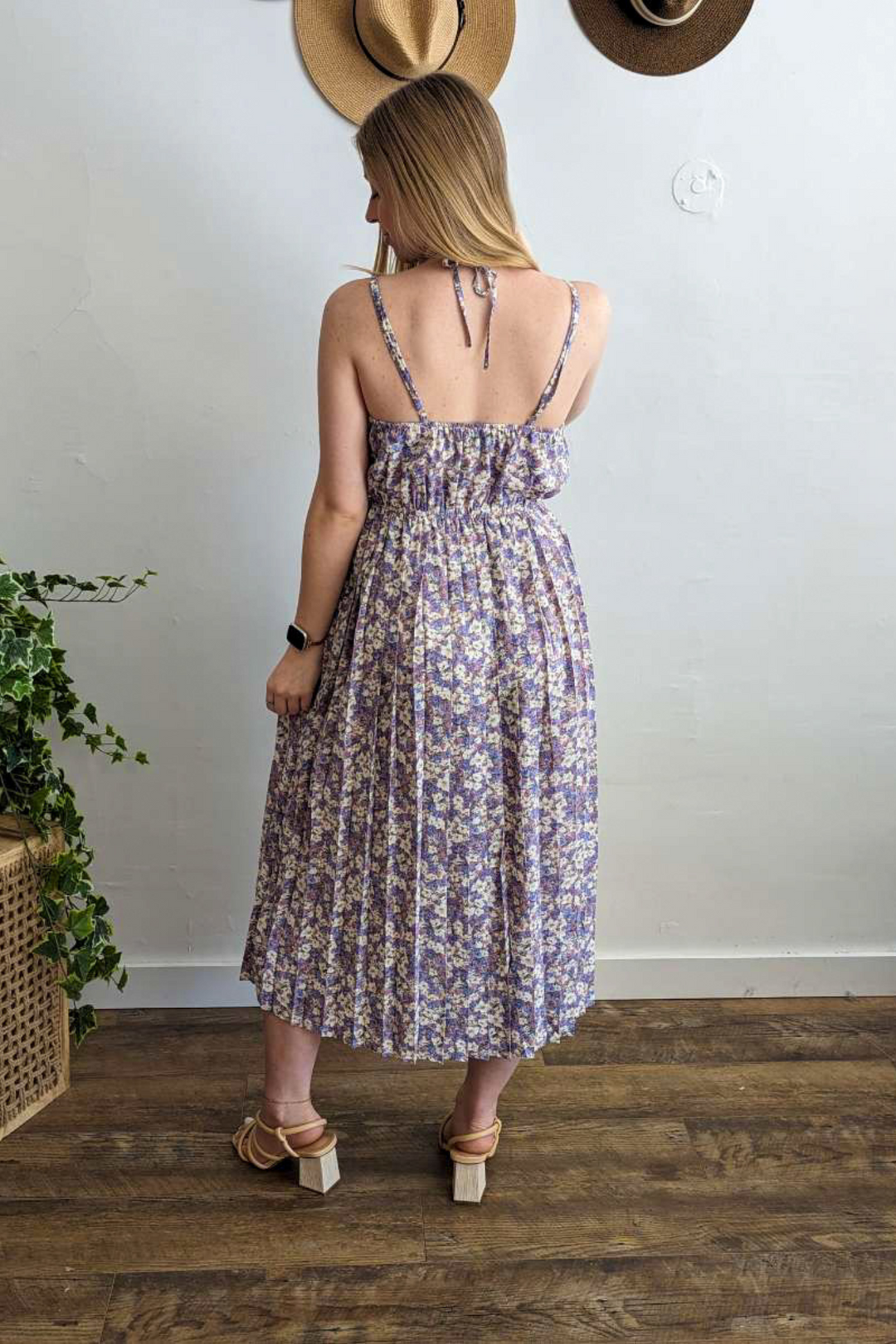 Paper Rings Floral Midi Dress