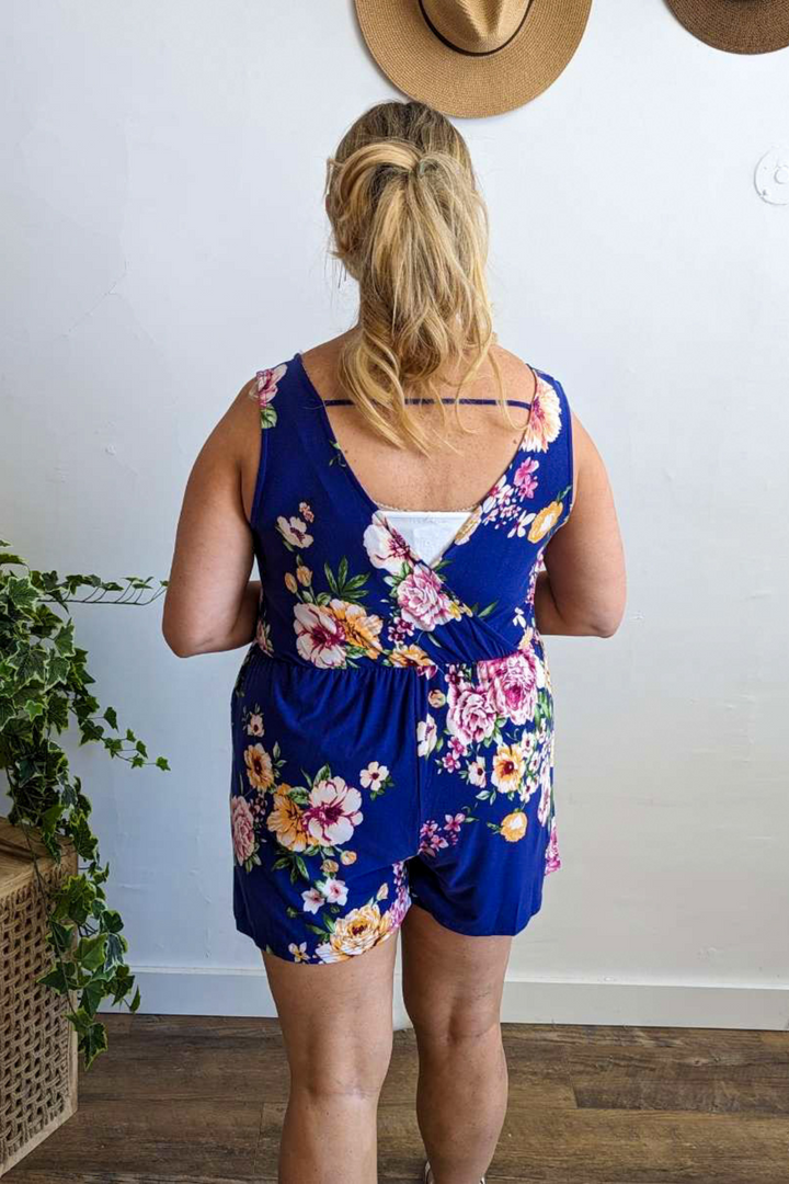 Foolish One Floral Romper