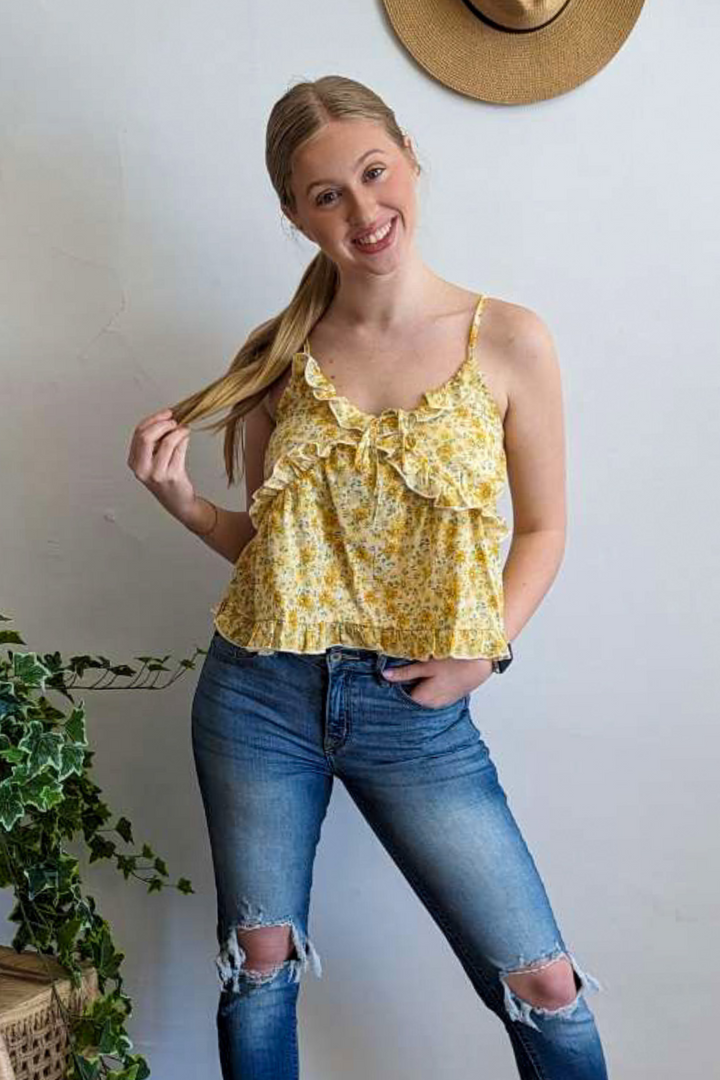 The Lucky One Floral Top