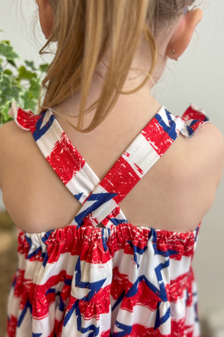 Stars & Stripes Dress - Girls