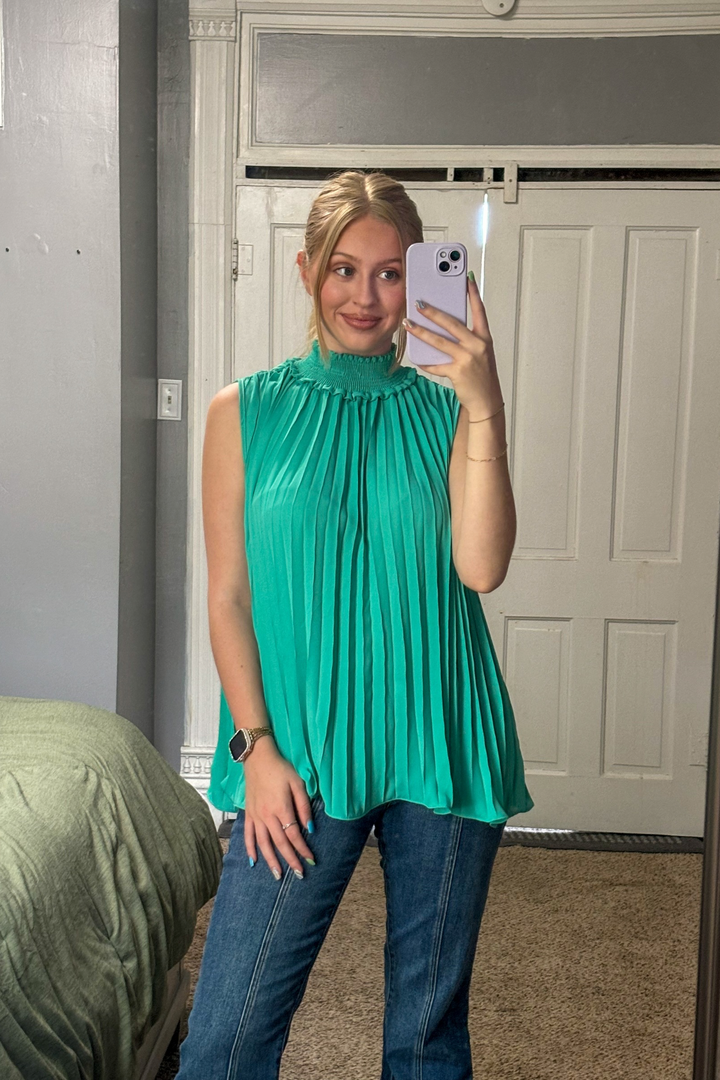 Jade Sleeveless Top