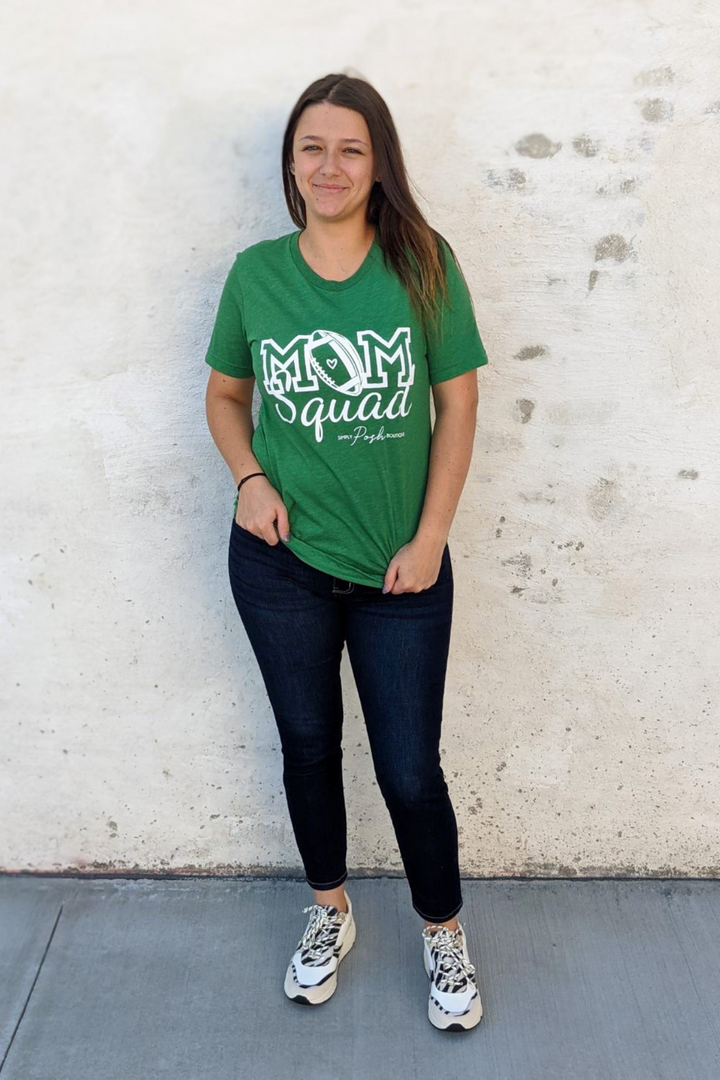 Mom Squad Tee- Green