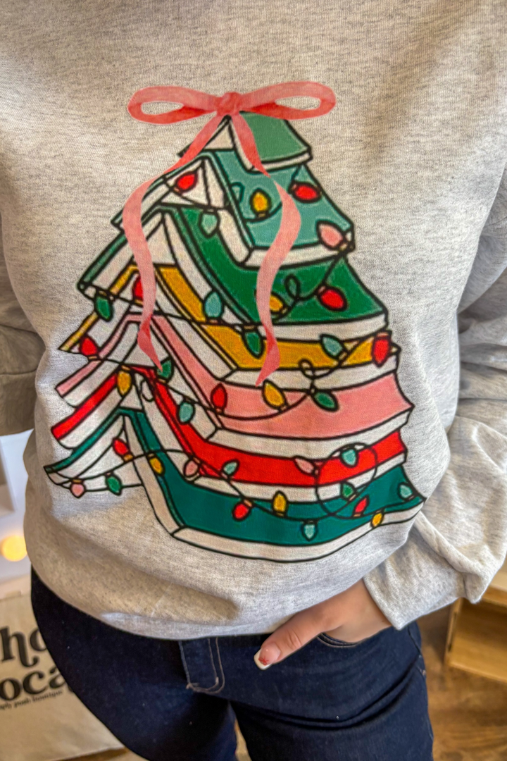 Merry Christmas Books Crewneck