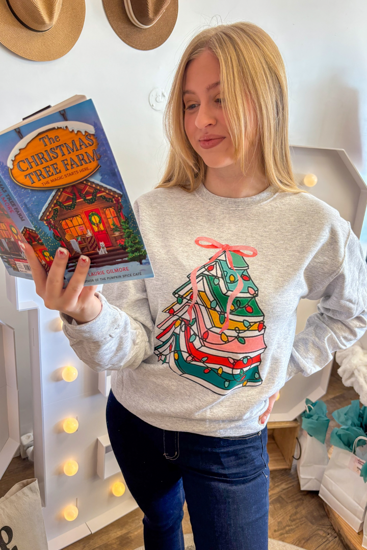 Merry Christmas Books Crewneck