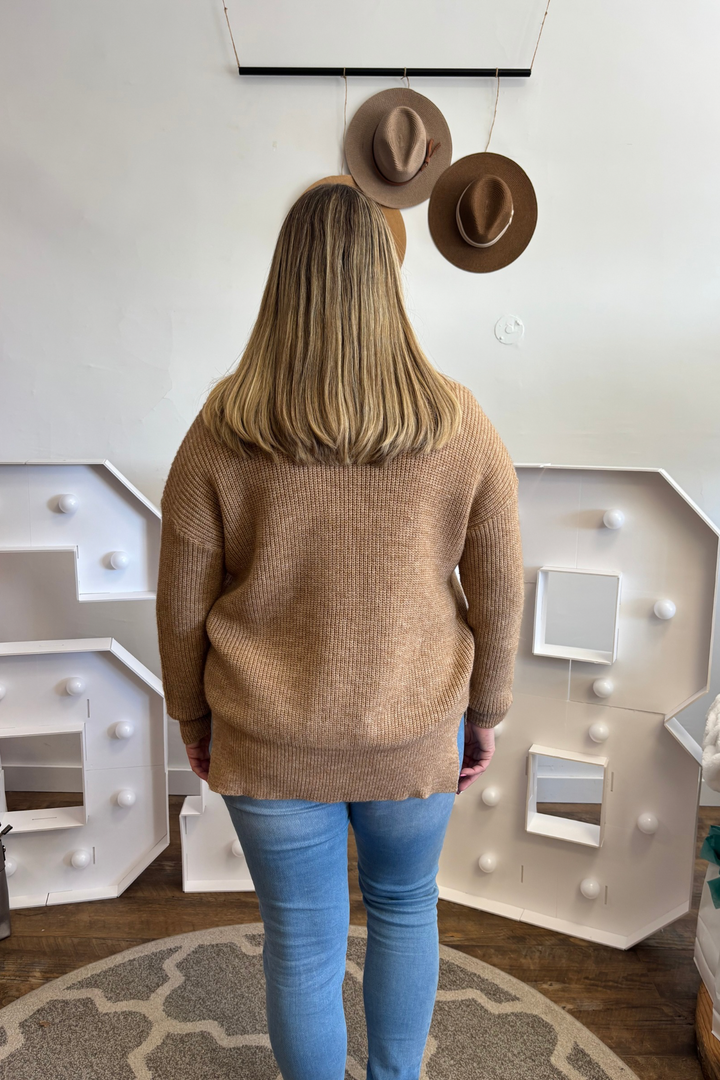 Cornelia Street Khaki Sweater