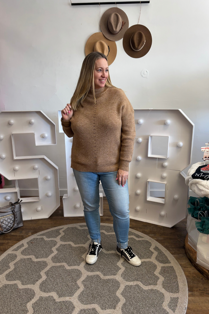 Cornelia Street Khaki Sweater