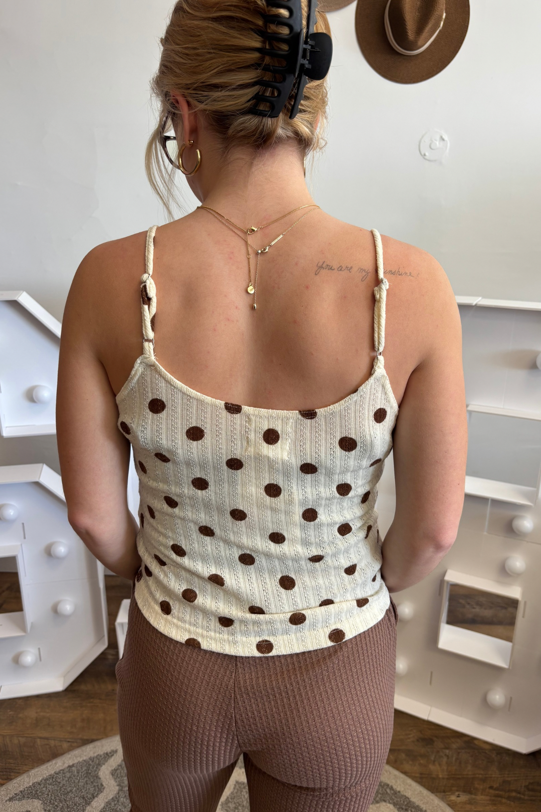 Early Morning Polka Dot Top