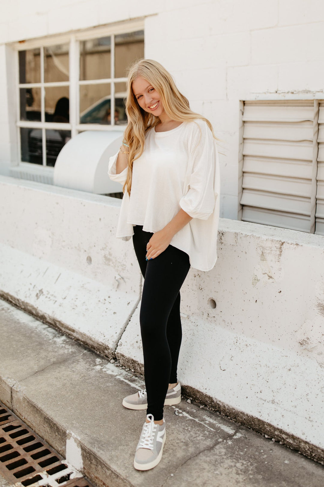 Timeless Dolman Top - Ivory