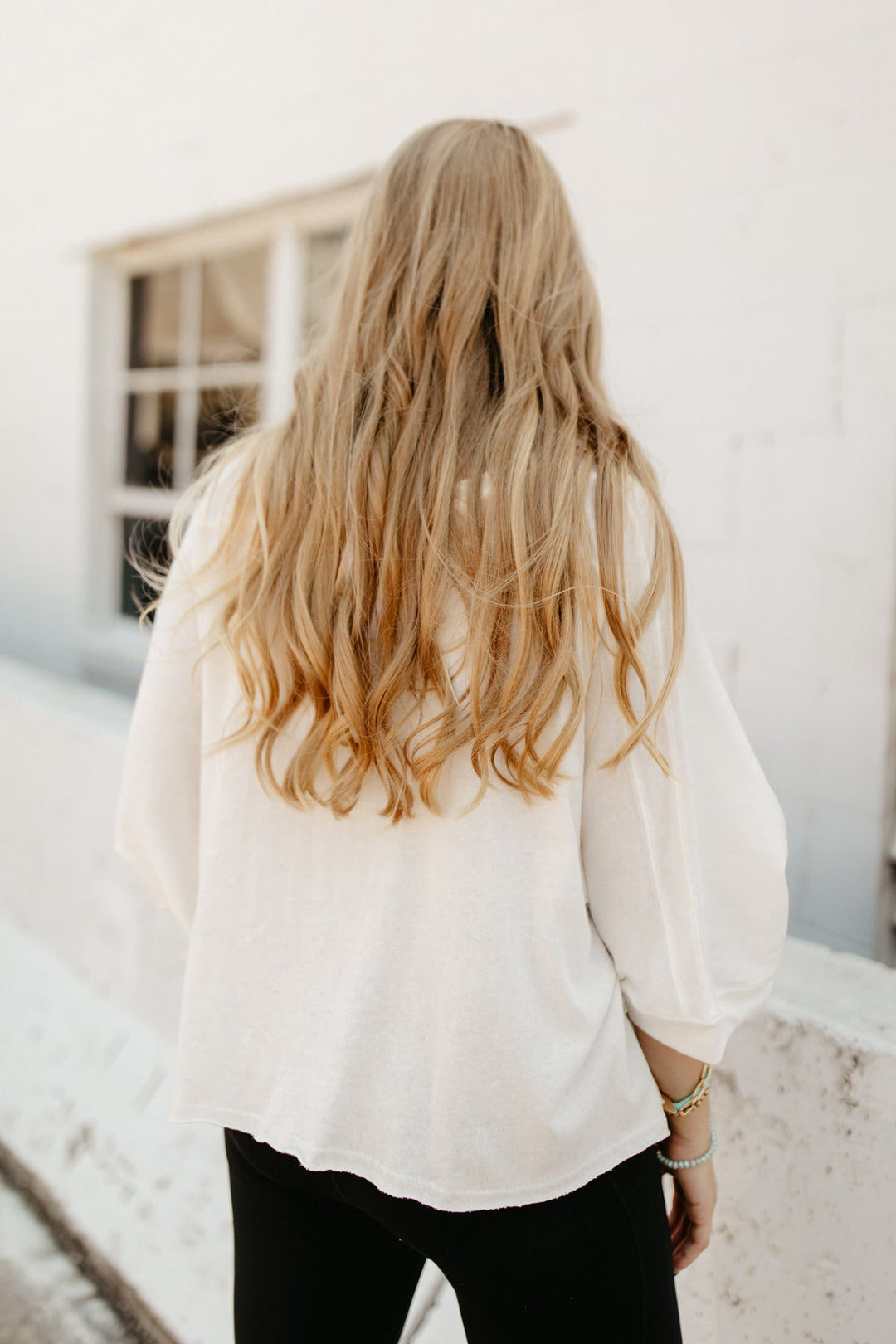 Timeless Dolman Top - Ivory