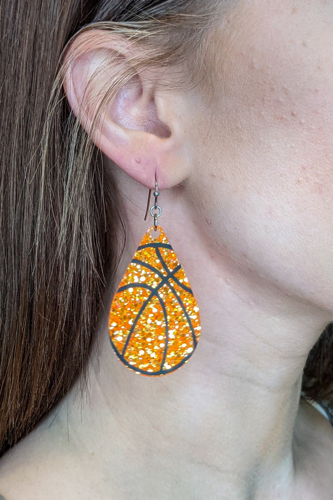 Basketball Earrings