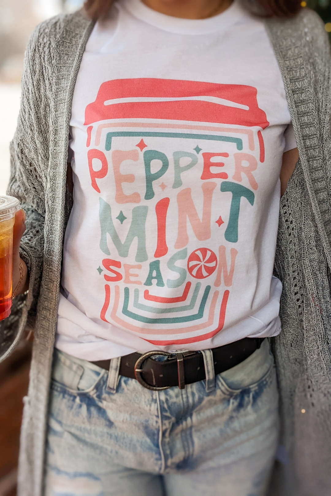 Peppermint Season Graphic Tee