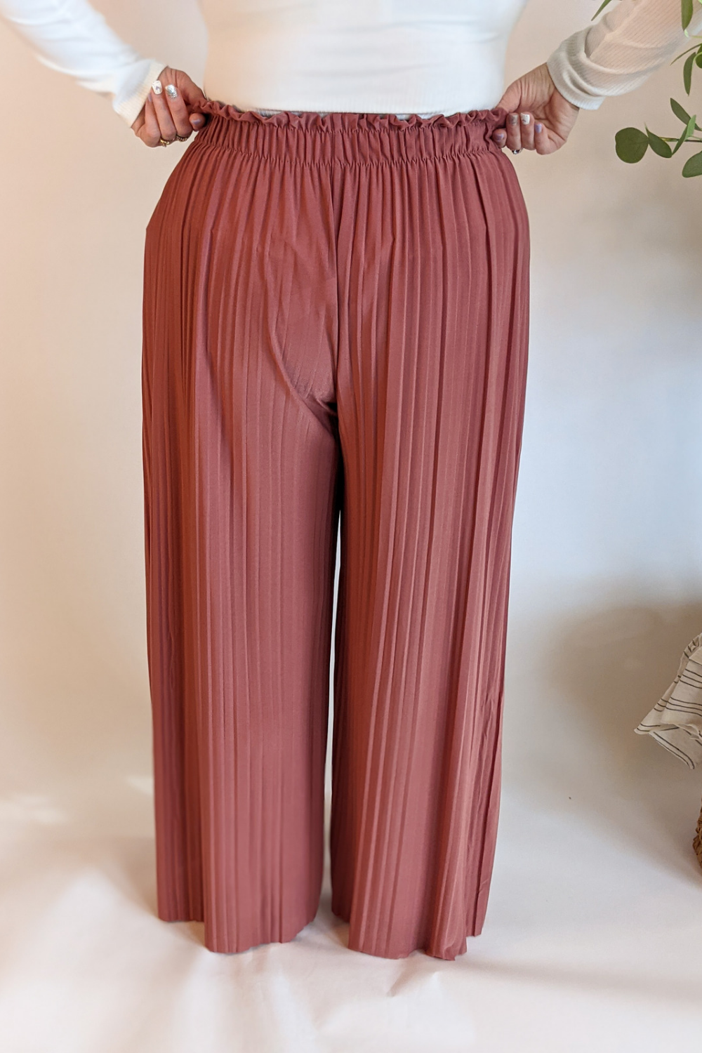 Business Casual Pants - Mauve