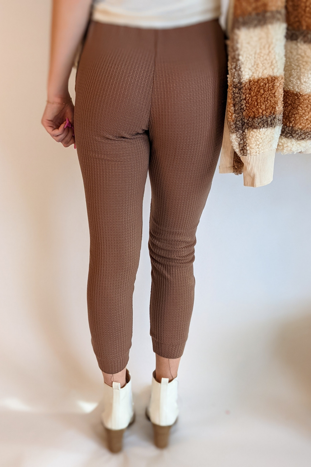 Coffee Run Waffle Knit Pants