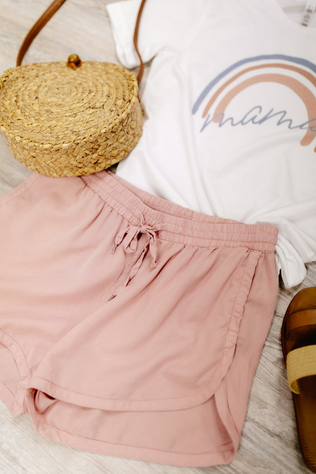 The Comfort Short - Blush Pink