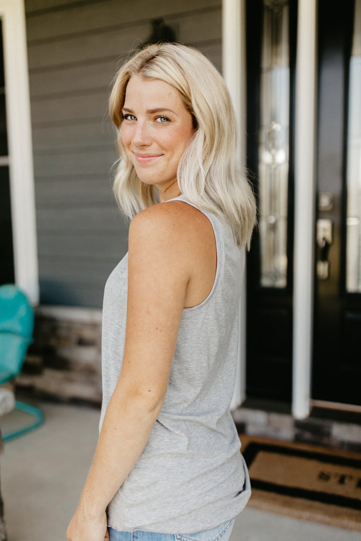 Super Soft Tank-Grey