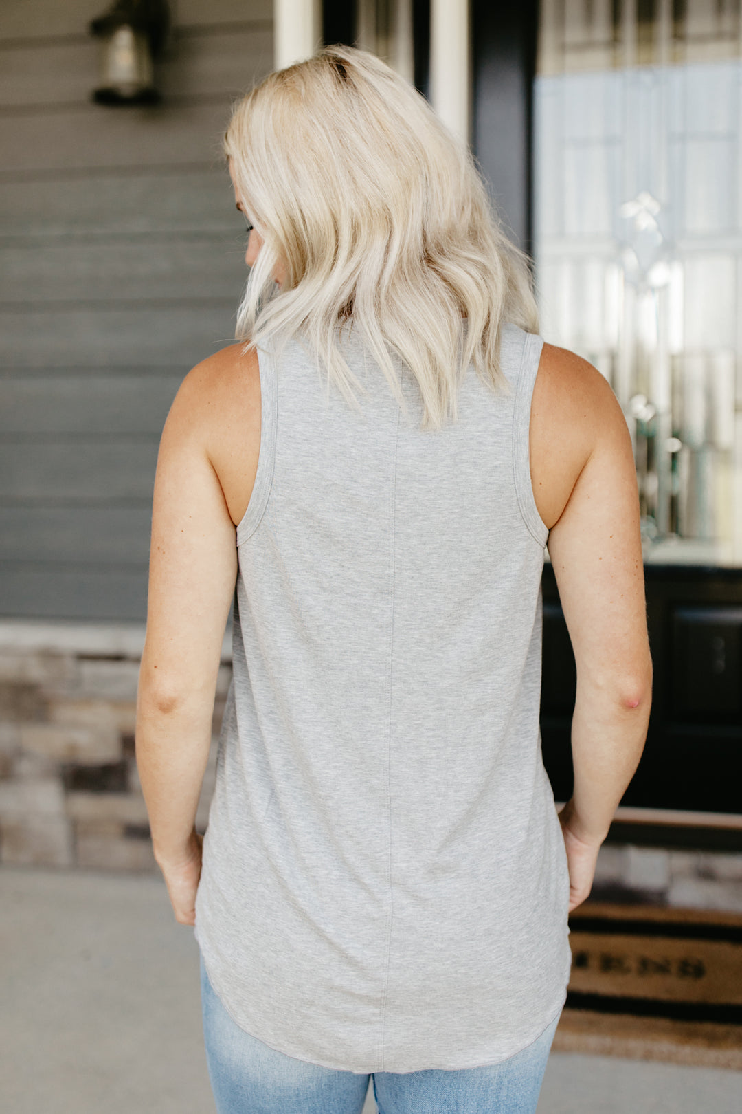 Super Soft Tank-Grey