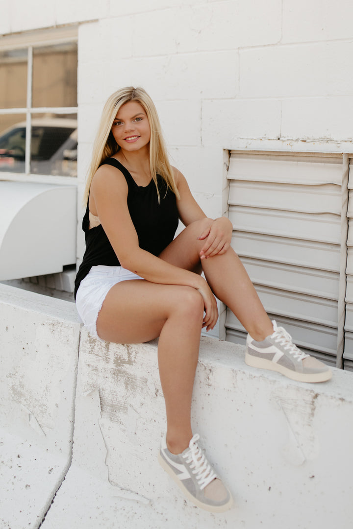 Essential Athleisure Tank - Black